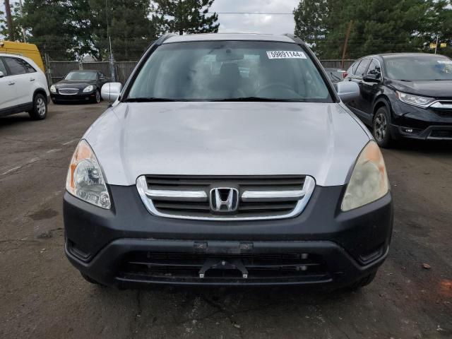 JHLRD78814C051187 - 2004 HONDA CR-V EX SILVER photo 5