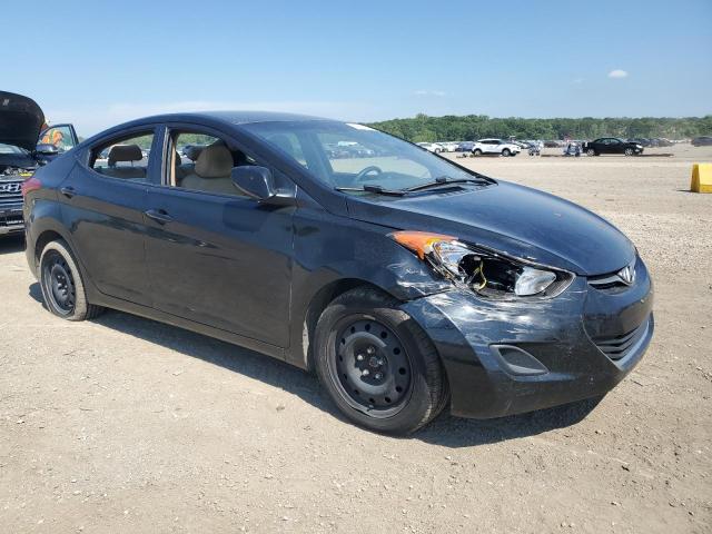 KMHDH4AE6CU463409 - 2012 HYUNDAI ELANTRA GLS BLACK photo 4