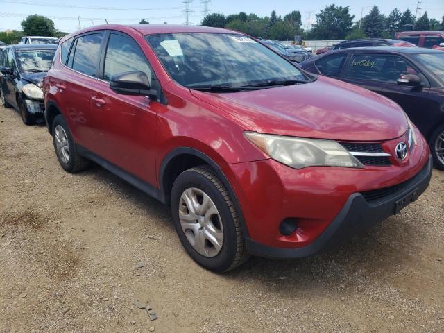 2T3ZFREV6FW144204 - 2015 TOYOTA RAV4 LE RED photo 4