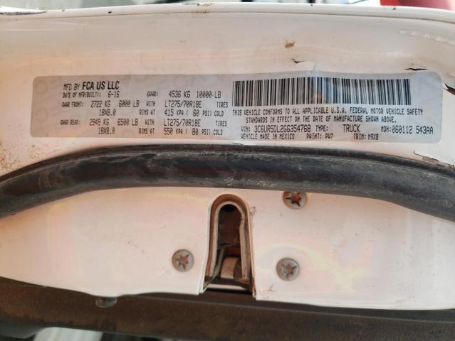 3C6UR5DL2GG354768 - 2016 RAM 2500 SLT თეთრი ფოტო 12