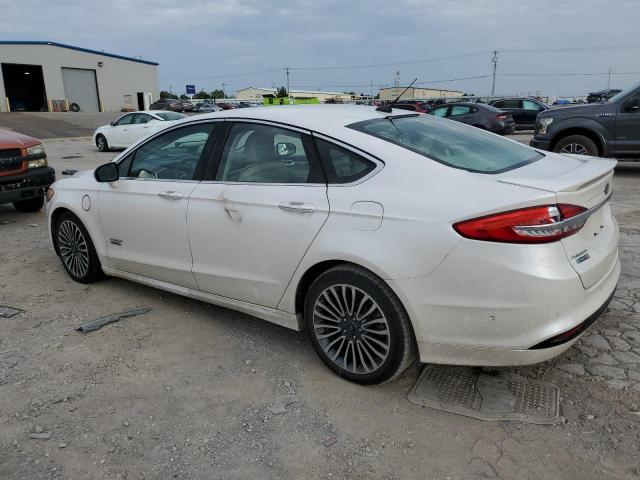 3FA6P0SUXHR105619 - 2017 FORD FUSION TITANIUM PHEV WHITE photo 2