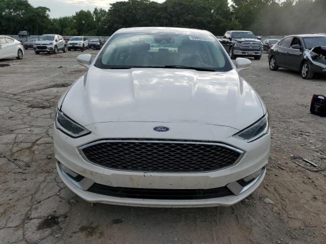 3FA6P0SUXHR105619 - 2017 FORD FUSION TITANIUM PHEV WHITE photo 5