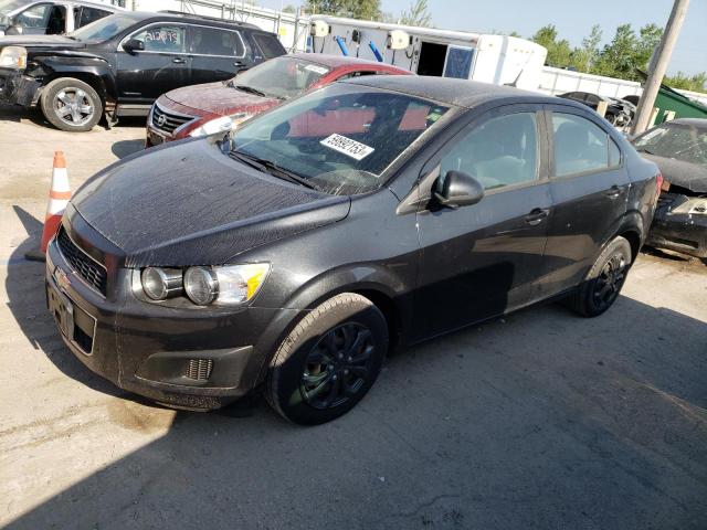 1G1JA5SH6D4141664 - 2013 CHEVROLET SONIC LS BLACK photo 1