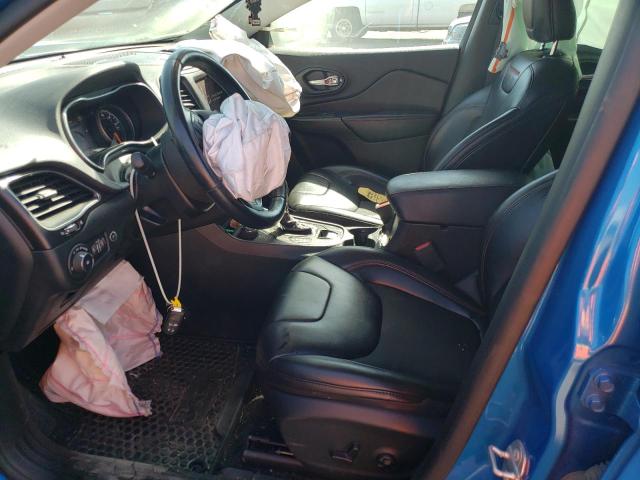 1C4PJMBX5LD579528 - 2020 JEEP CHEROKEE TRAILHAWK BLUE photo 7