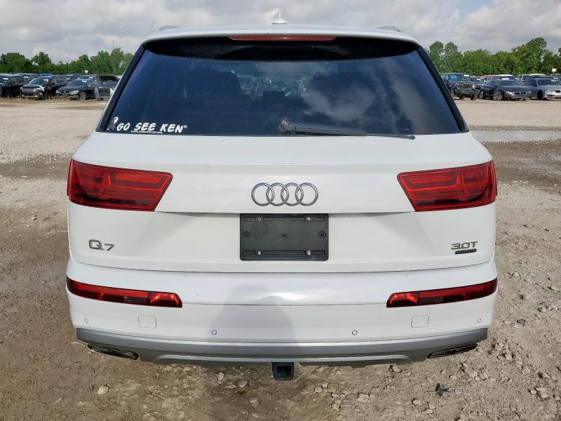 WA1VAAF77JD016925 - 2018 AUDI Q7 PRESTIGE WHITE photo 6
