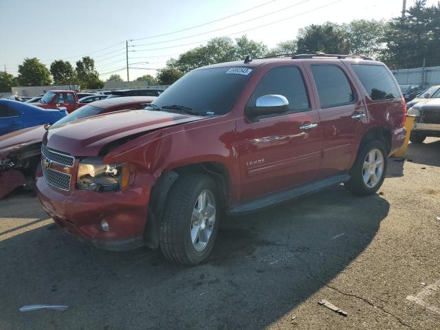 1GNSKBE02DR359463 - 2013 CHEVROLET TAHOE K1500 LT RED photo 1