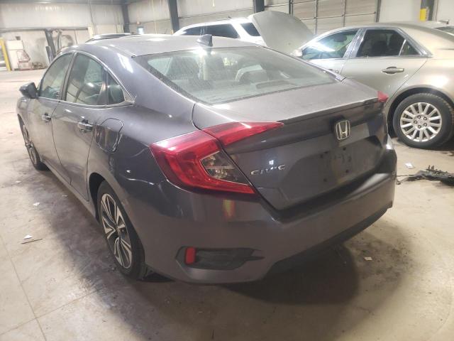 2HGFC1F76HH639360 - 2017 HONDA CIVIC EXL GRAY photo 3