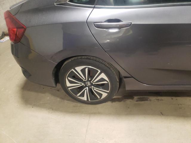 2HGFC1F76HH639360 - 2017 HONDA CIVIC EXL ნაცრისფერი ფოტო 9