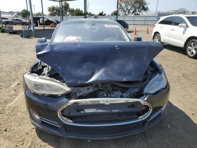 5YJSA1H15EFP34408 - 2014 TESLA MODEL S BLUE photo 5