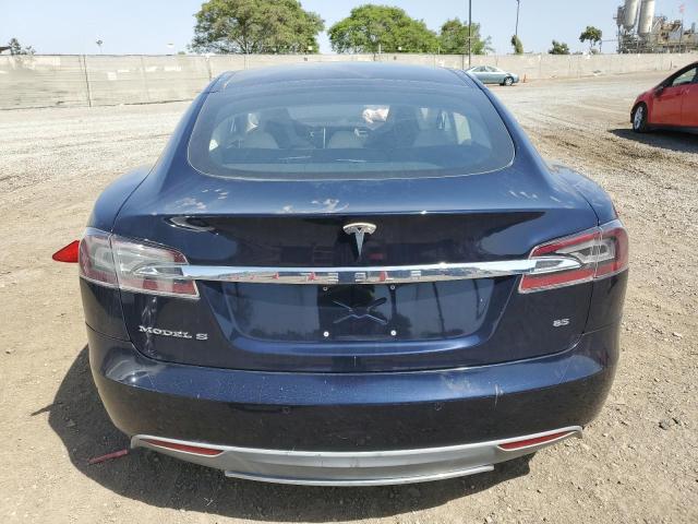 5YJSA1H15EFP34408 - 2014 TESLA MODEL S BLUE photo 6
