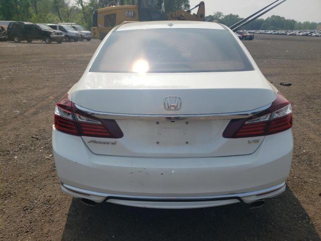 1HGCR3F80HA030947 - 2017 HONDA ACCORD EXL WHITE photo 6