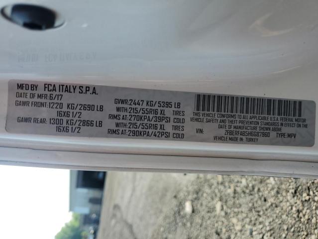 ZFBERFAB5H6G87960 - 2017 RAM PROMASTER WHITE photo 12
