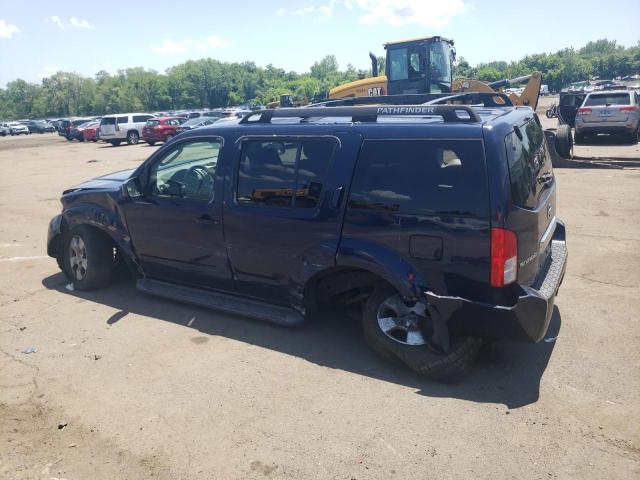 5N1AR18W56C651586 - 2006 NISSAN PATHFINDER LE BLUE photo 2