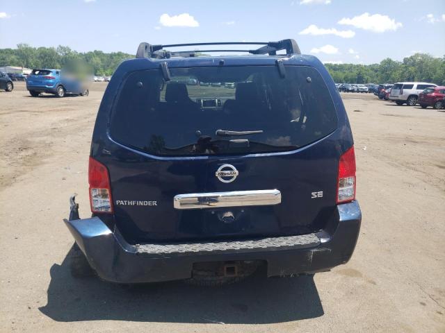 5N1AR18W56C651586 - 2006 NISSAN PATHFINDER LE BLUE photo 6