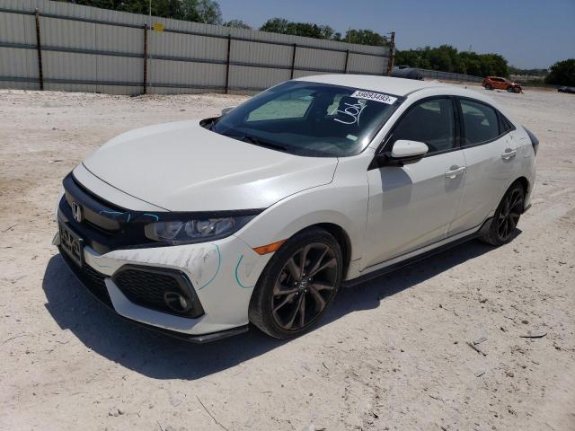 SHHFK7G47JU217858 - 2018 HONDA CIVIC SPORT WHITE photo 1