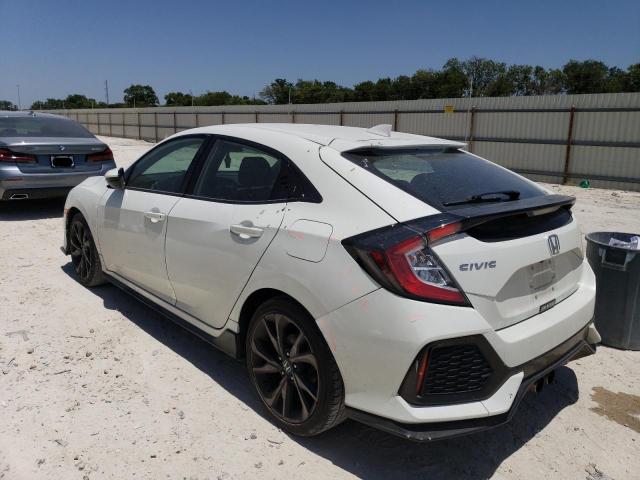 SHHFK7G47JU217858 - 2018 HONDA CIVIC SPORT WHITE photo 2