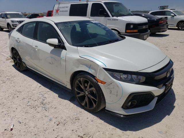 SHHFK7G47JU217858 - 2018 HONDA CIVIC SPORT WHITE photo 4