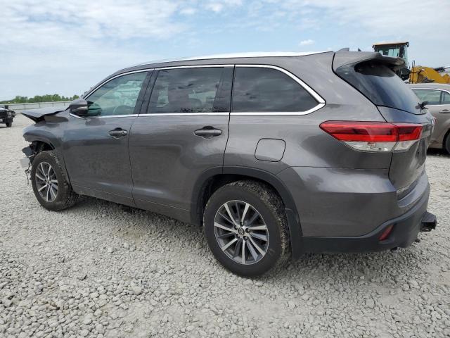 5TDJZRFHXHS512823 - 2017 TOYOTA HIGHLANDER SE GRAY photo 2