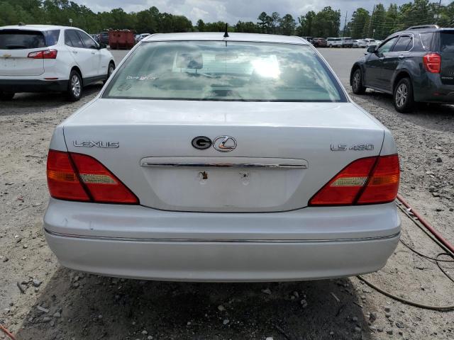 JTHBN30F130121395 - 2003 LEXUS LS 430 WHITE photo 6