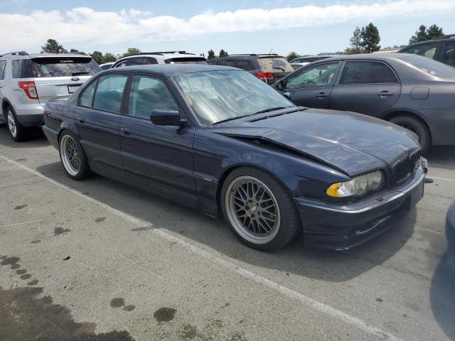 WBAGG83491DN82503 - 2001 BMW 740 I AUTOMATIC Azul foto 4