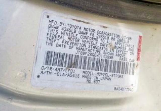 JT8BF28G0W0140898 - 1998 LEXUS ES 300  photo 10