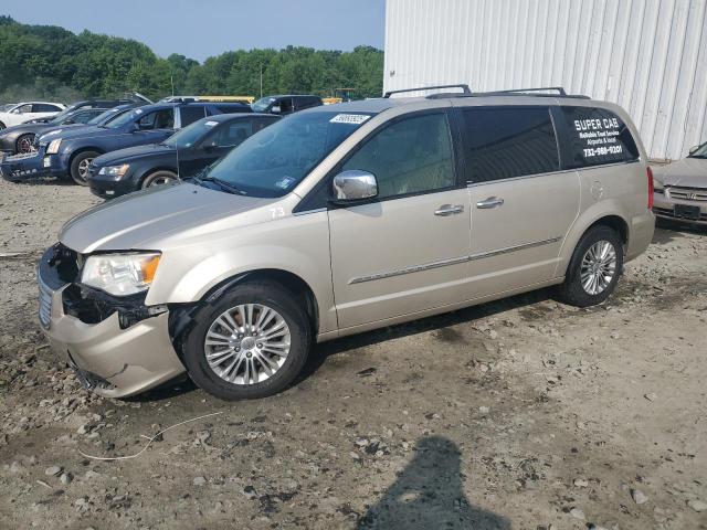 2C4RC1CG0DR677106 - 2013 CHRYSLER TOWN & COU TOURING L TAN photo 1