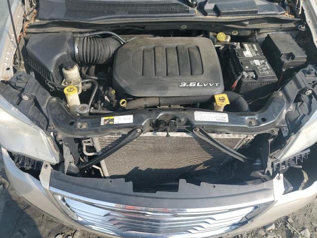 2C4RC1CG0DR677106 - 2013 CHRYSLER TOWN & COU TOURING L TAN photo 12