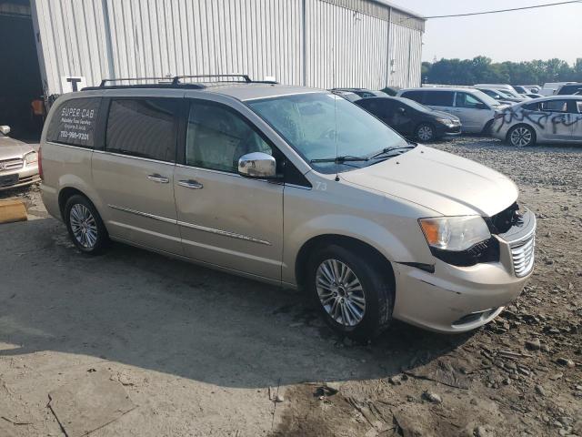2C4RC1CG0DR677106 - 2013 CHRYSLER TOWN & COU TOURING L TAN photo 4