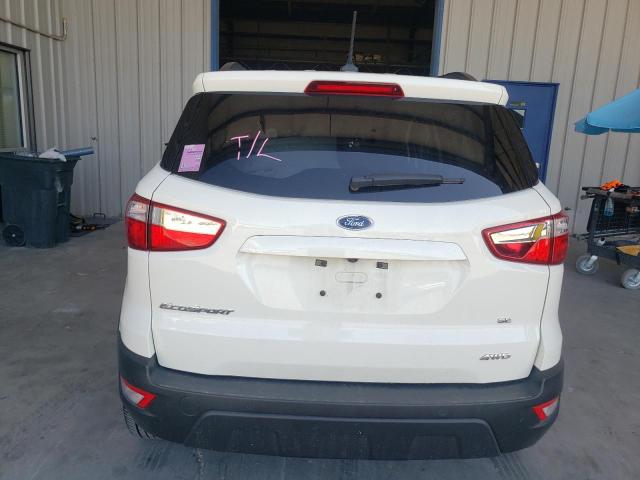 MAJ6S3GL2LC390601 - 2020 FORD ECOSPORT SE WHITE photo 6