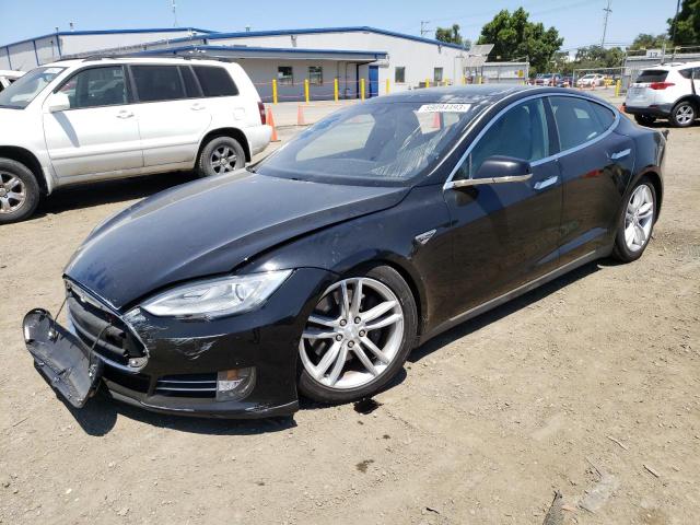 5YJSA1H11FF080623 - 2015 TESLA MODEL S 85 BLACK photo 1