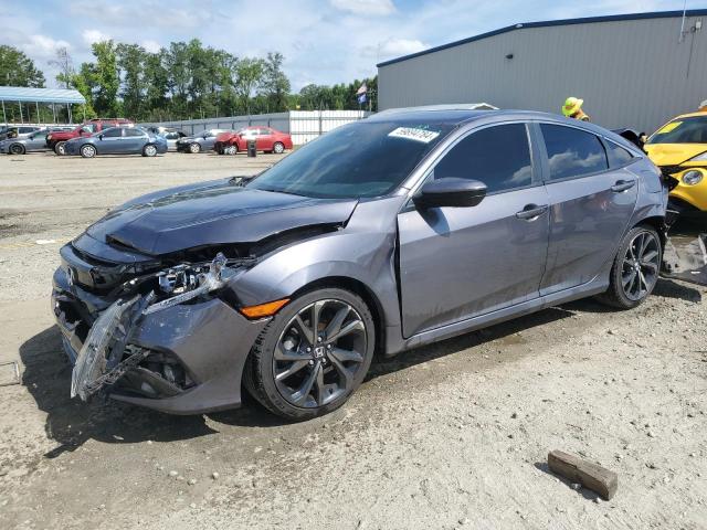 2HGFC2F86LH575280 - 2020 HONDA CIVIC SPORT GRAY photo 1