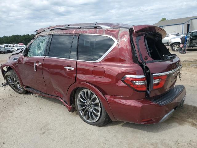 JN8AY2DA5M9372922 - 2021 NISSAN ARMADA PLATINUM BURGUNDY photo 2