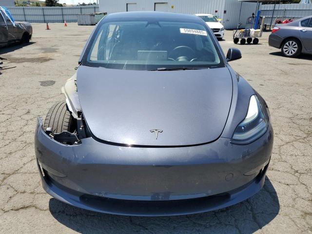 5YJ3E1EB2NF319634 - 2022 TESLA MODEL 3 Gris photo 5