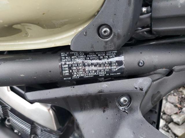 JKAENED16RDA33983 - 2024 KAWASAKI EN650 D BEIGE photo 9