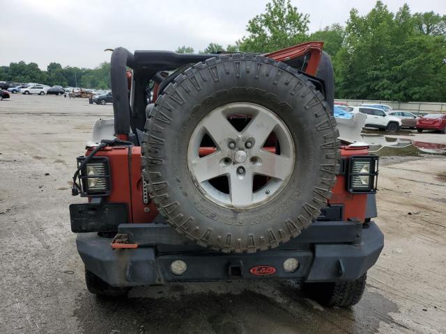 1J4GA64129L790103 - 2009 JEEP WRANGLER RUBICON RED photo 6