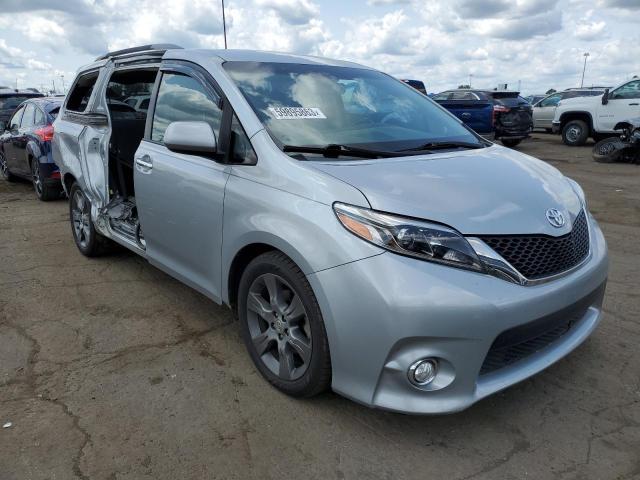 5TDXK3DC1FS634194 - 2015 TOYOTA SIENNA SPORT SILVER photo 4