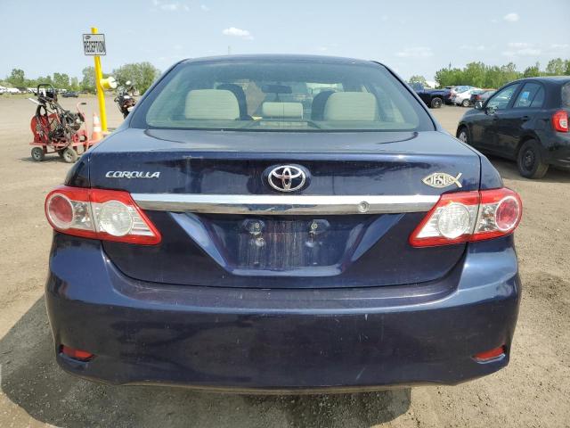 2T1BU4EE6CC879698 - 2012 TOYOTA COROLLA BASE BLUE photo 6