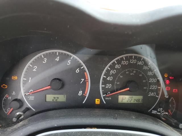 2T1BU4EE6CC879698 - 2012 TOYOTA COROLLA BASE BLUE photo 9