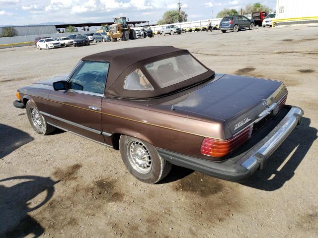 WDBBA45A0CB017368 - 1982 MERCEDES-BENZ 380 SL BROWN photo 2