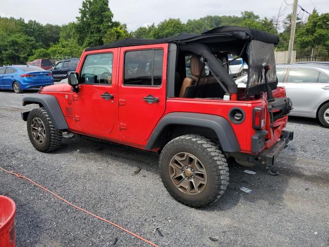 1C4BJWFG8HL590715 - 2017 JEEP WRANGLER RUBICON RED photo 2