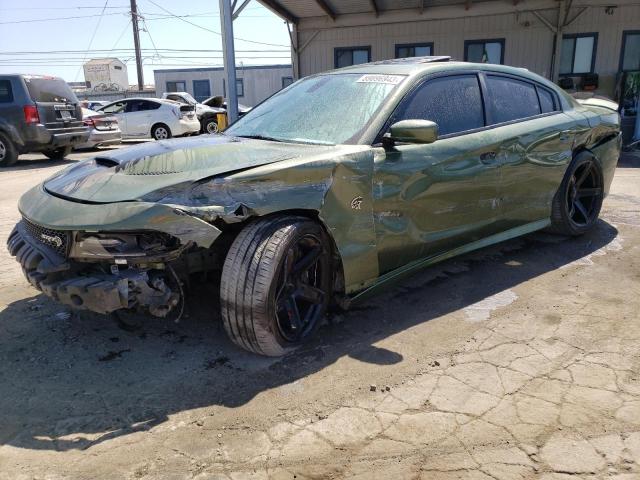 2C3CDXL9XJH328600 - 2018 DODGE CHARGER SRT HELLCAT GREEN photo 1