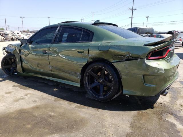 2C3CDXL9XJH328600 - 2018 DODGE CHARGER SRT HELLCAT GREEN photo 2