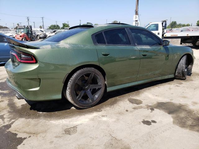 2C3CDXL9XJH328600 - 2018 DODGE CHARGER SRT HELLCAT GREEN photo 3