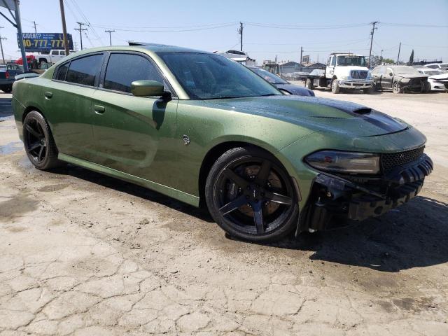 2C3CDXL9XJH328600 - 2018 DODGE CHARGER SRT HELLCAT GREEN photo 4