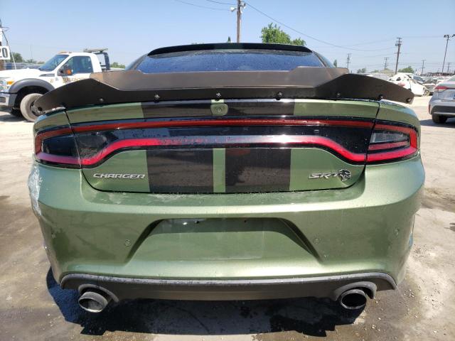 2C3CDXL9XJH328600 - 2018 DODGE CHARGER SRT HELLCAT GREEN photo 6