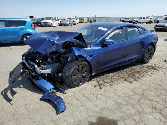 5YJSA1E56MF429618 - 2021 TESLA MODEL S 蓝色 照片 1