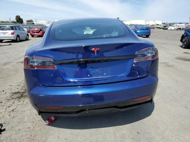 5YJSA1E56MF429618 - 2021 TESLA MODEL S 蓝色 照片 6