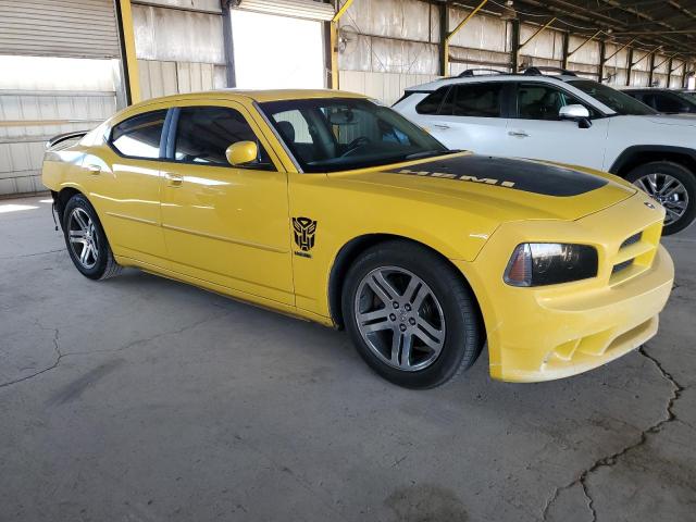 2B3KA53H56H378910 - 2006 DODGE CHARGER R/T YELLOW photo 4