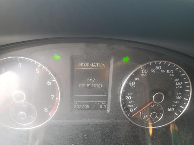 1VWCP7A35DC087938 - 2013 VOLKSWAGEN PASSAT SEL SILVER photo 9