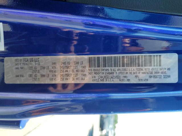 1C4HJXDG1JW210931 - 2018 JEEP WRANGLER U SPORT Azul foto 13